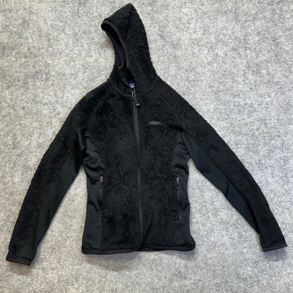 Patagonia R3 High-Loft Regulator Fleece Hoodie Women Small Black